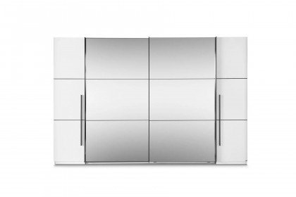 Denver-sleeping von SchlafKONTOR trendline - Kleiderschrank ca. 312 cm breit weiß - graphit