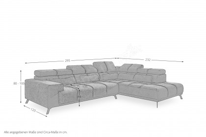 Inside von AZ Iwaniccy - Eckgarnitur rechts rot