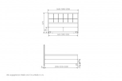 Comfort von Hasena - Boxspringbett Leona in Pearl