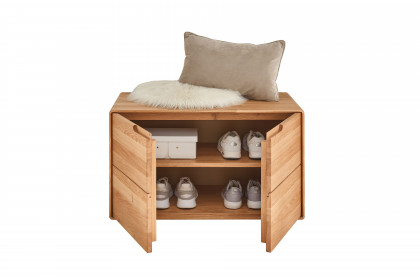 KM-0663 von GK Möbelvertrieb - Garderobe in Wildeiche massiv & geölt