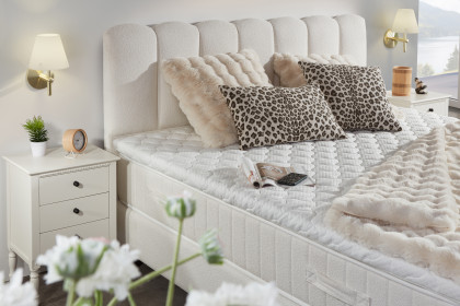 Maura von GUTMANN - Boxspringbett 180 x 200 weiß