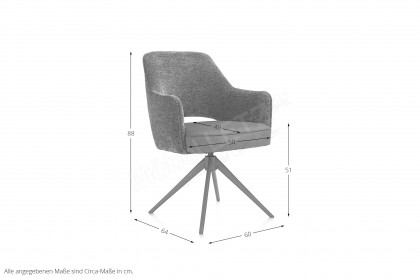 Brad von HABUFA - Stuhl in Anthrazit