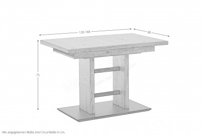 5302 von K+W Polstermöbel - Esstisch Artisaneiche, Nachbildung