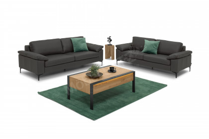 Timeless von SCHÖNER WOHNEN - Leder-Duo fango