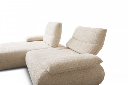 KOINOR Amy - Ecksofa Variante links creme