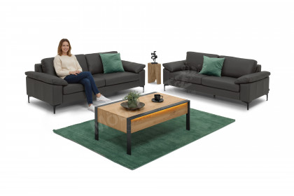 Timeless von SCHÖNER WOHNEN - Echtleder-Duo fango