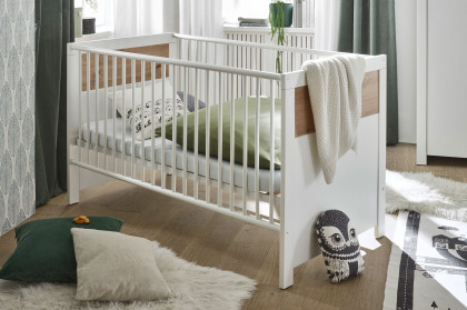 Filou-LE25 von POL Power - Babyzimmer-Set weiß - Artisan Eiche Nachbildung