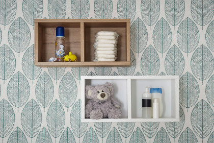 Filou-LE25 von POL Power - Babyzimmer-Set weiß - Artisan Eiche Nachbildung