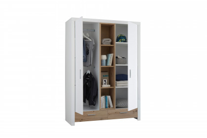 Filou-LE25 von POL Power - Babyzimmer-Set weiß - Artisan Eiche Nachbildung