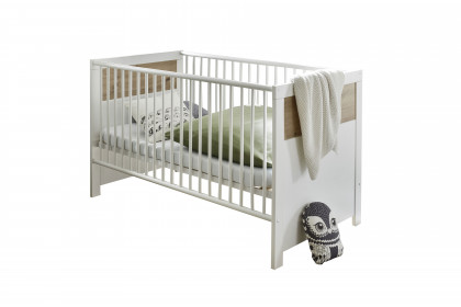 Filou-LE25 von POL Power - Babyzimmer-Set weiß - Artisan Eiche Nachbildung