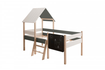 Kiama von POL Power - Hausbett mit Leiter, Kreidetafel und Lattenrost