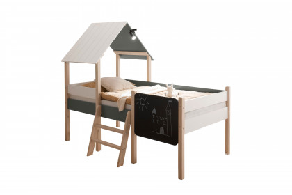 Kiama von POL Power - Hausbett mit Leiter, Kreidetafel und Lattenrost