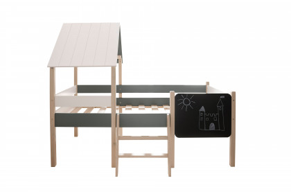 Kiama von POL Power - Hausbett mit Leiter, Kreidetafel und Lattenrost