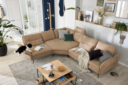 MR 2340 von Musterring - Polstergarnitur links sand