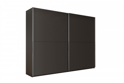 Mesio von POL Power - Schwebetürenschrank graphit mit Hotel-Einteilung