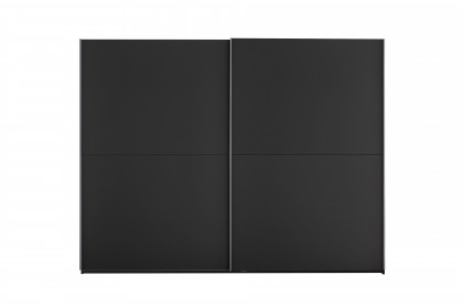 Mesio von POL Power - Schwebetürenschrank graphit mit Hotel-Einteilung