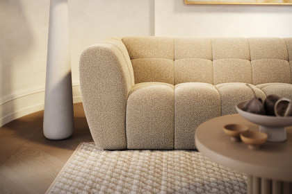 Aspen-LE25 von Vilmers - Ecksofa rechts latte