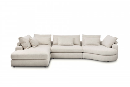 Niek von Easy Sofa - Polstergarnitur links creme