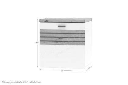 Fresno von Wohnconcept - Hängeunterteil mit einer Holztür