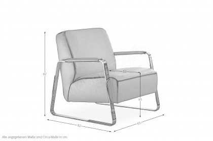 17350 Quadroo von Willi Schillig - Sessel cream white