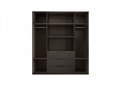 Nuka von SchlafKONTOR trendline - Kleiderschrank 4-türig mit 3 Schubladen