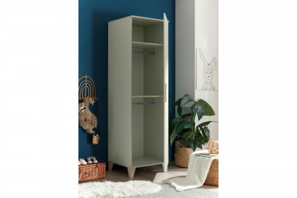 Prizzi von POL Power - Kleiderschrank schmal 1-türig pastellgrün - Aurum