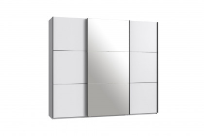 indiana-A von Wimex - Schwebetürenschrank weiß mit Spiegel