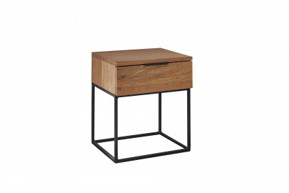 Seppo von SchlafKONTOR trendline - Nachttisch für Boxspringbett Eiche