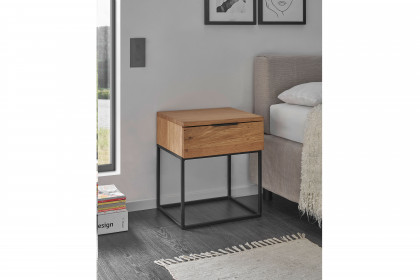 Seppo von SchlafKONTOR trendline - Nachttisch für Boxspringbett Eiche