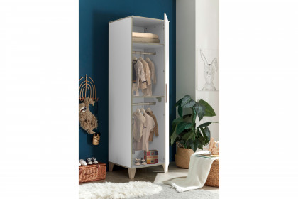 Prizzi von POL Power - 1-türiger Schrank schmal weiß - Aurum