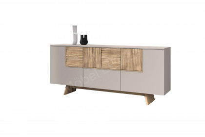 V/lacera living von Voglauer - Sideboard Wildeiche/ Lack taupe auf Fußgestell
