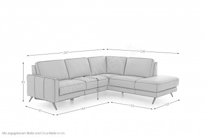 36130 Louis von Willi Schillig - Ecksofa Variante rechts elephant