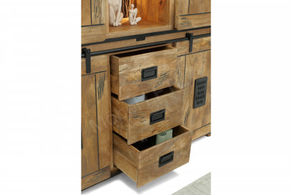 Woody aus der Kollektion Letz - Highboard IV Mangoholz 2. Wahl
