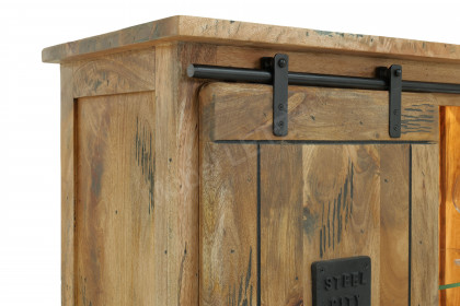 Woody aus der Kollektion Letz - Highboard IV Mangoholz 2. Wahl