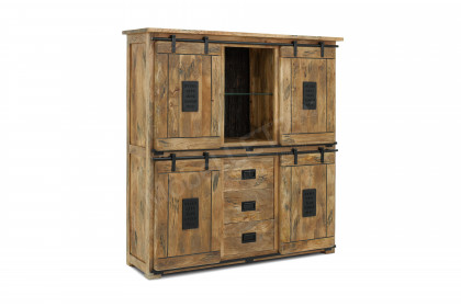 Woody aus der Kollektion Letz - Highboard IV Mangoholz 2. Wahl
