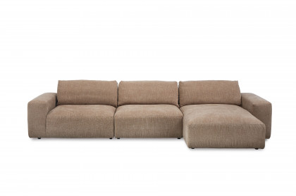 Longero von Easy Sofa - Ecksofa rechts brown