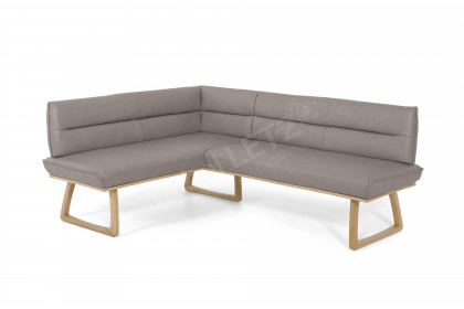 KOINOR Dining System - Eckbank mit Lederbezug in Marmo