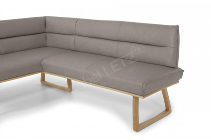 KOINOR Dining System - Eckbank mit Lederbezug in Marmo