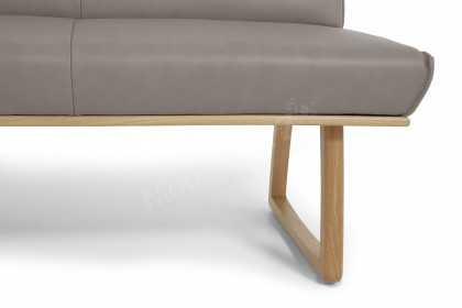 KOINOR Dining System - Eckbank mit Lederbezug in Marmo