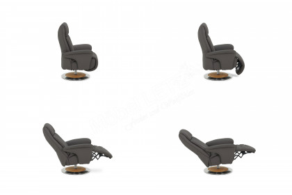 7556 von Himolla - TV-Sessel brown