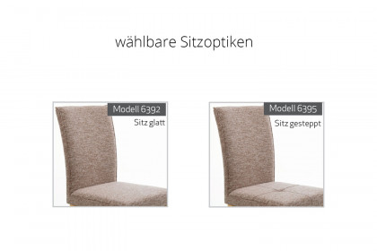 6392 von K+W Polstermöbel - Stuhl in Rose