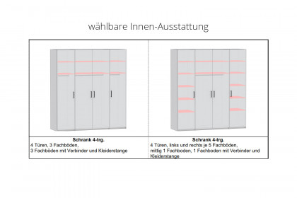 Meran von Schösswender - Drehtürenschrank Asteiche Nachbildung