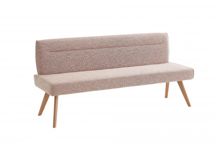 Game Plus von K+W Polstermöbel - Bank in Rose