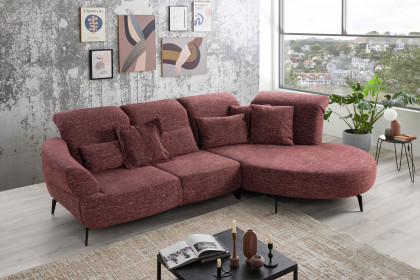 Dance von Sit & More - Polstergarnitur rechts aubergine