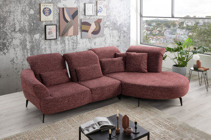 Dance von Sit & More - Polstergarnitur rechts aubergine