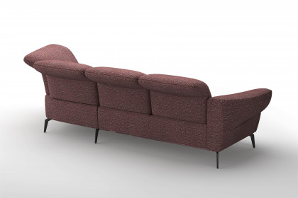 Dance von Sit & More - Polstergarnitur rechts aubergine