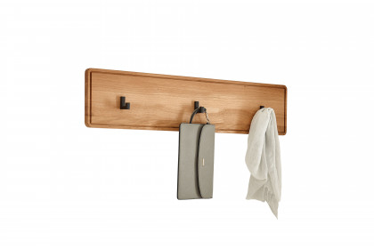 KM-0663 von GK Möbelvertrieb - Hakenleiste in Wildeiche massiv