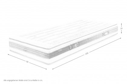 Divia von Ahorn - Kaltschaum-Matratze 90 x 200 cm H2