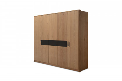 Meran von Schösswender - Schrank Wildeiche Furnier/ schwarz optimatt