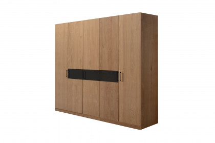 Meran von Schösswender - Schrank Wildeiche Furnier/ schwarz optimatt